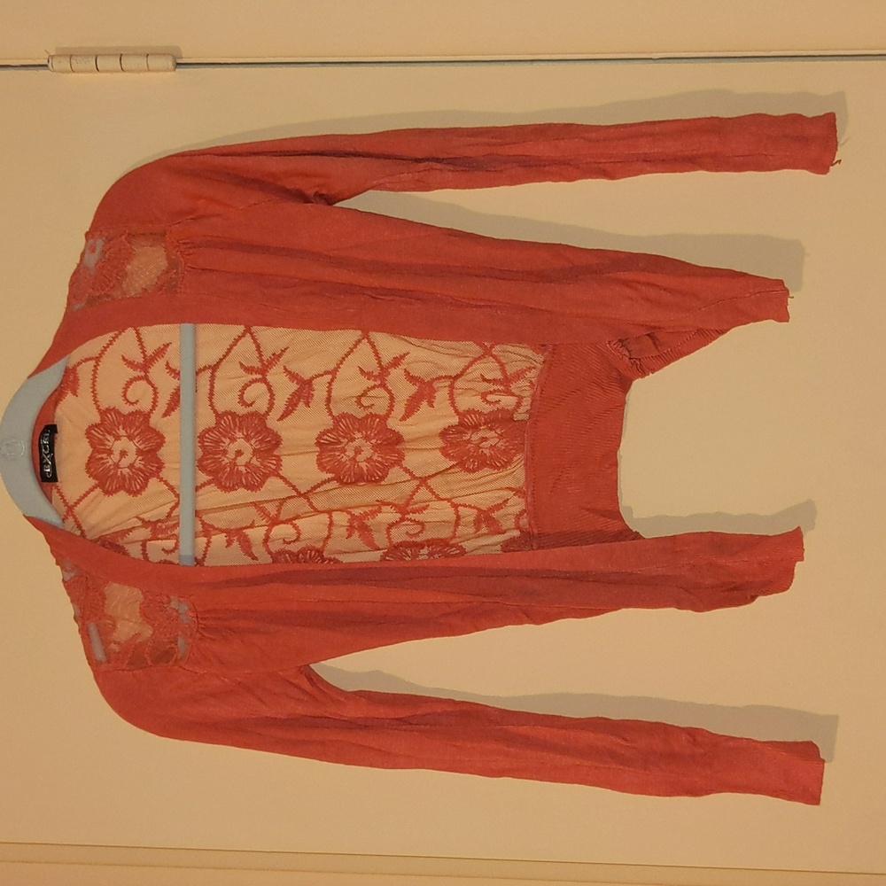 Lace Backed Sweater